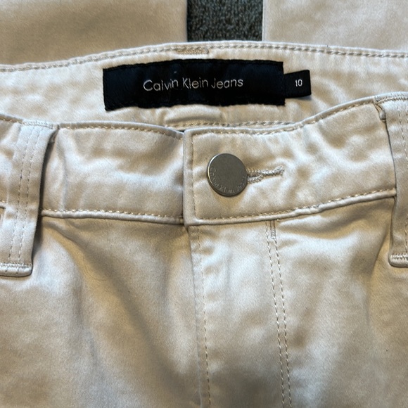 💖HOST PICK💖Calvin Klein Jeans Women’s 5 Pocket Jeans Gray 10 EUC Very Soft 💝 - Picture 2 of 9